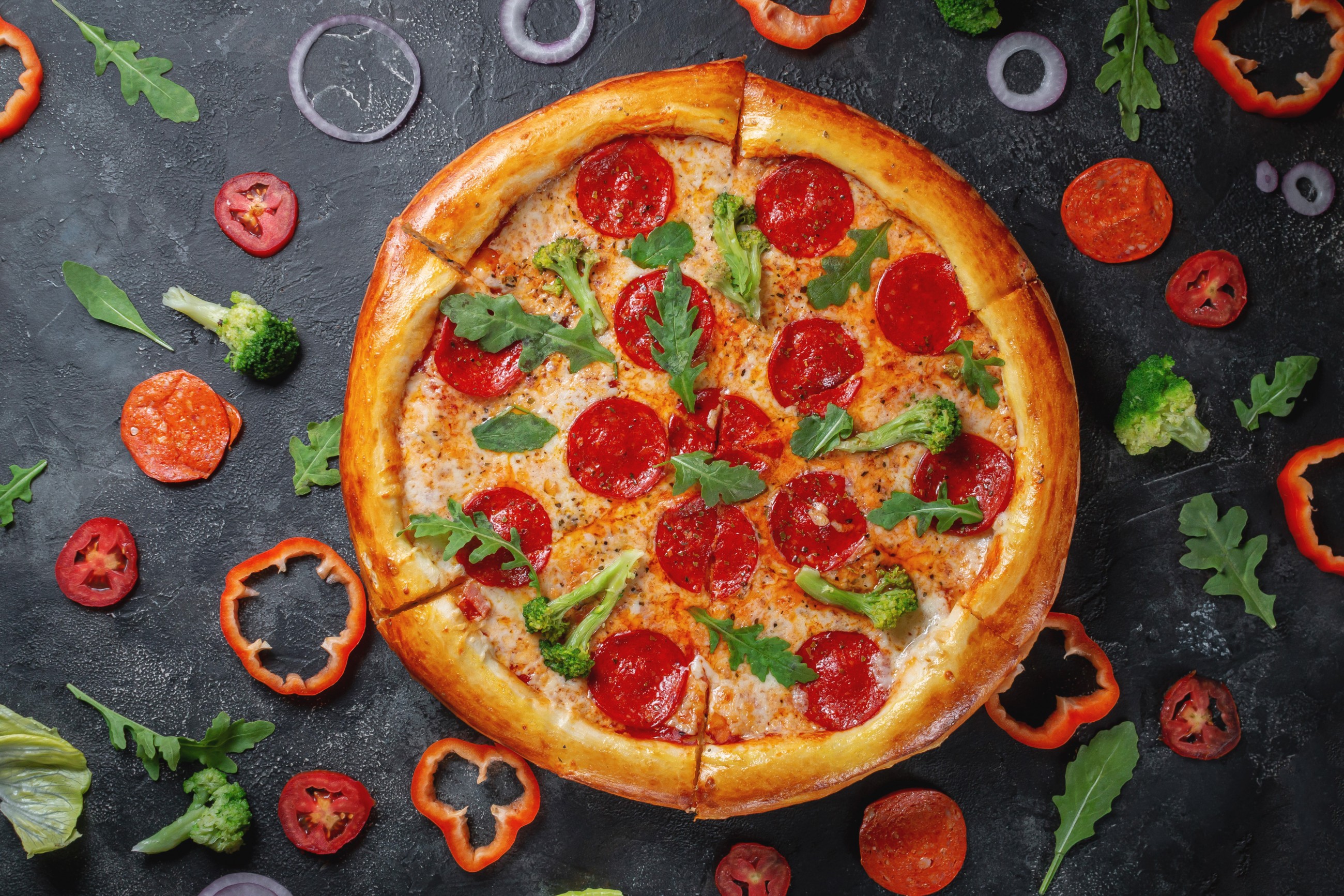 я хочу пиццу с перцем луком пепперони и оливками фото 116